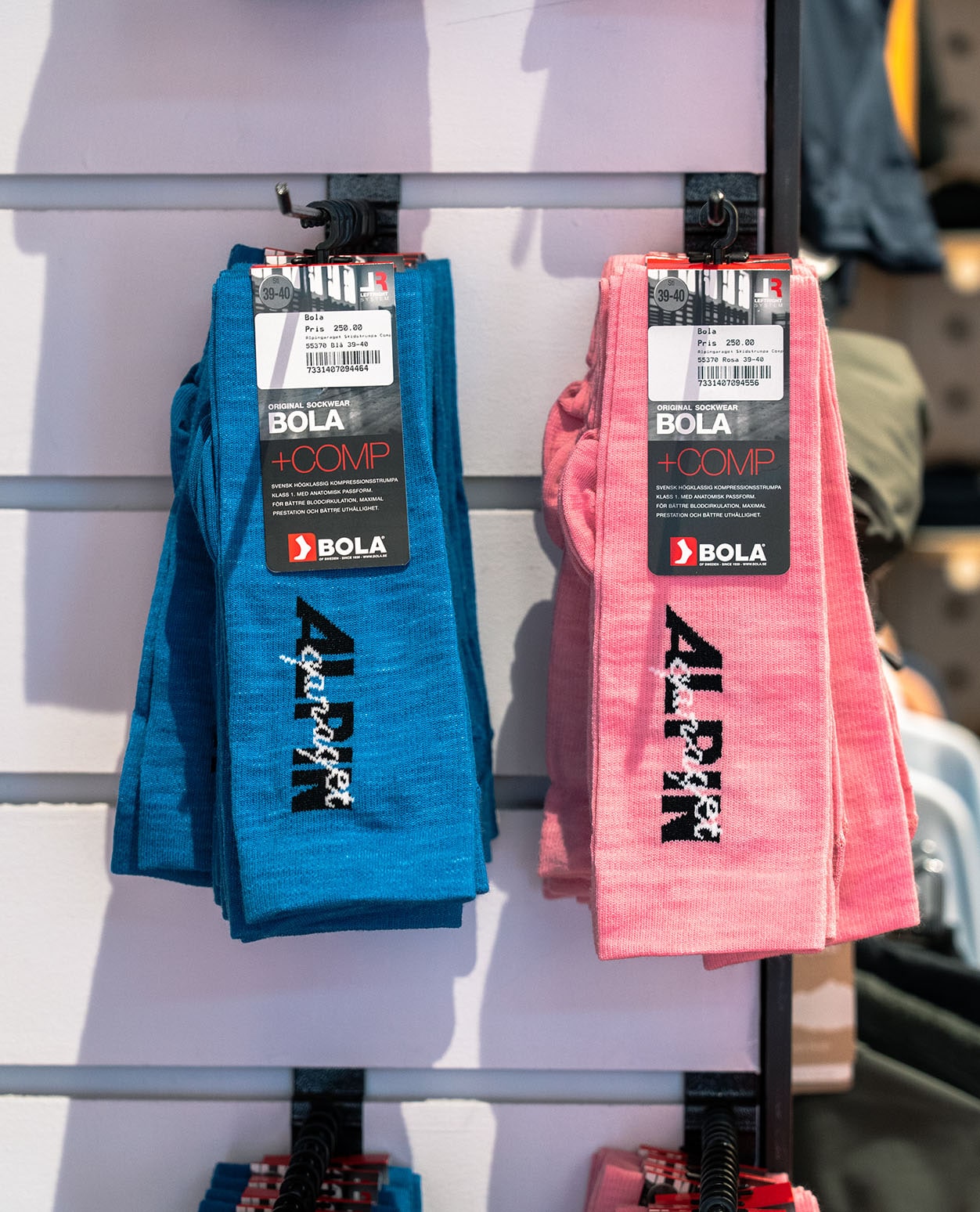 Alpingaraget Skidstrumpa Comp+ - Blå