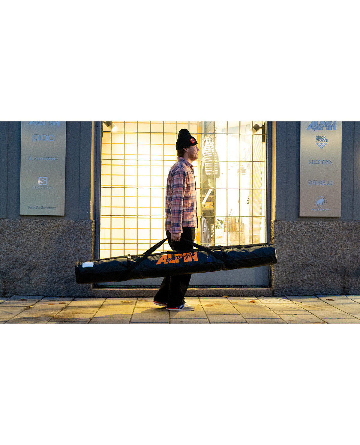 Alpingaraget Skidfodral Galon Extendable - Svart